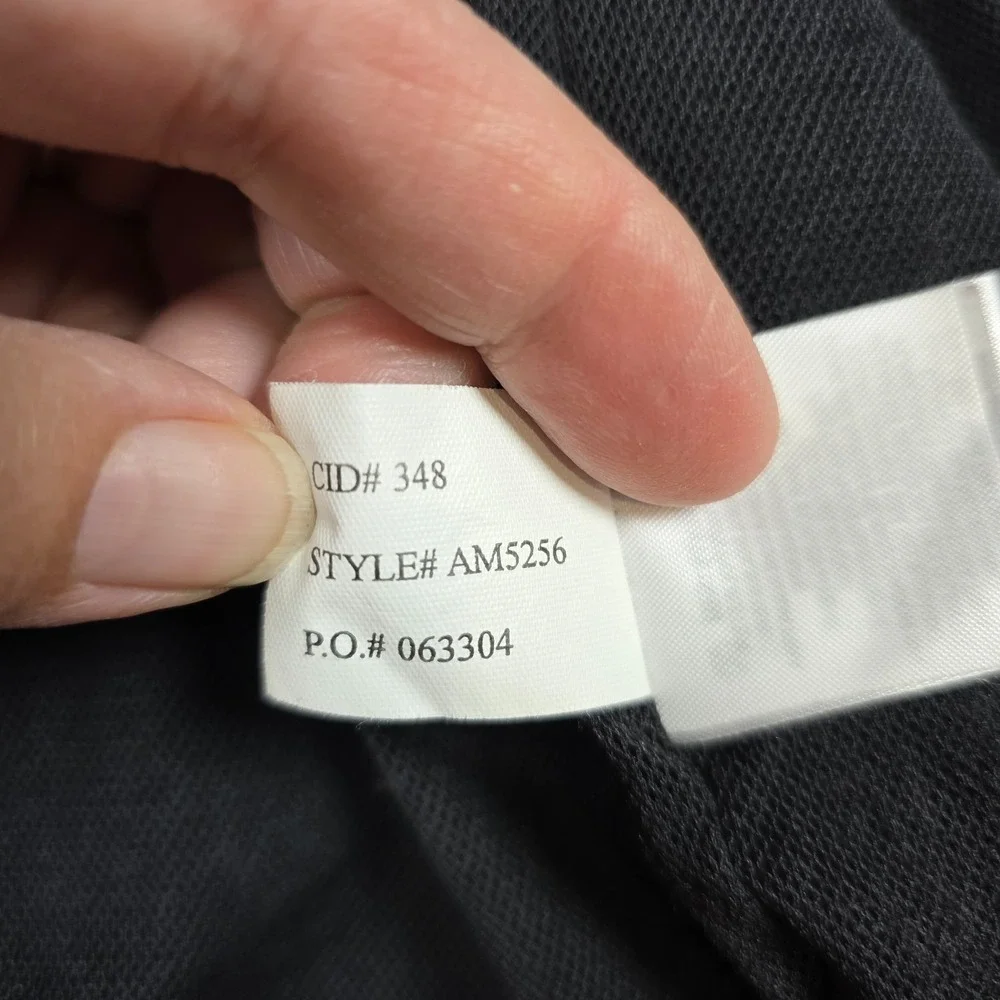 Ashworth Jacket‎ Mens Size L Black Bomber Full Zip Snap Weather Performance
